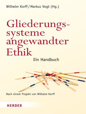 cover image of Gliederungssysteme angewandter Ethik